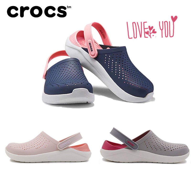 พร้อมส่ง!! แท้ Crocs LiteRide รองเท้าแตะชายหาดสำหรับผู้ชายและผู้หญิง คุณภาพสูง รองเท้าแตะที่สะดวกสบาย ไม่แพง