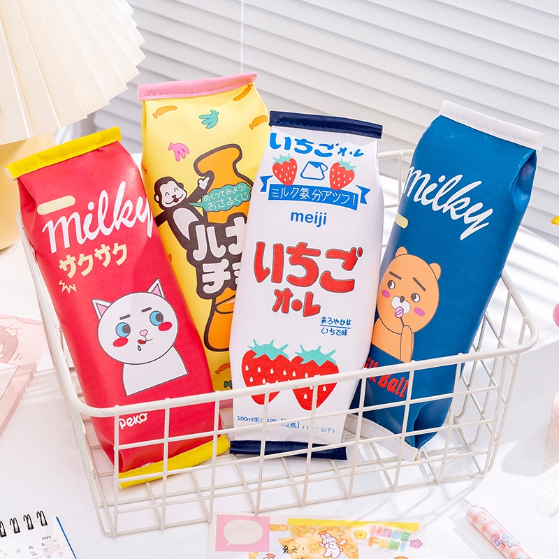 Letit | กระเป๋าดินสอการ์ตูน ความจุใหญ่ พกพาสะดวก สำหรับนักเรียน นักศึกษา และคนรักเครื่องเขียน