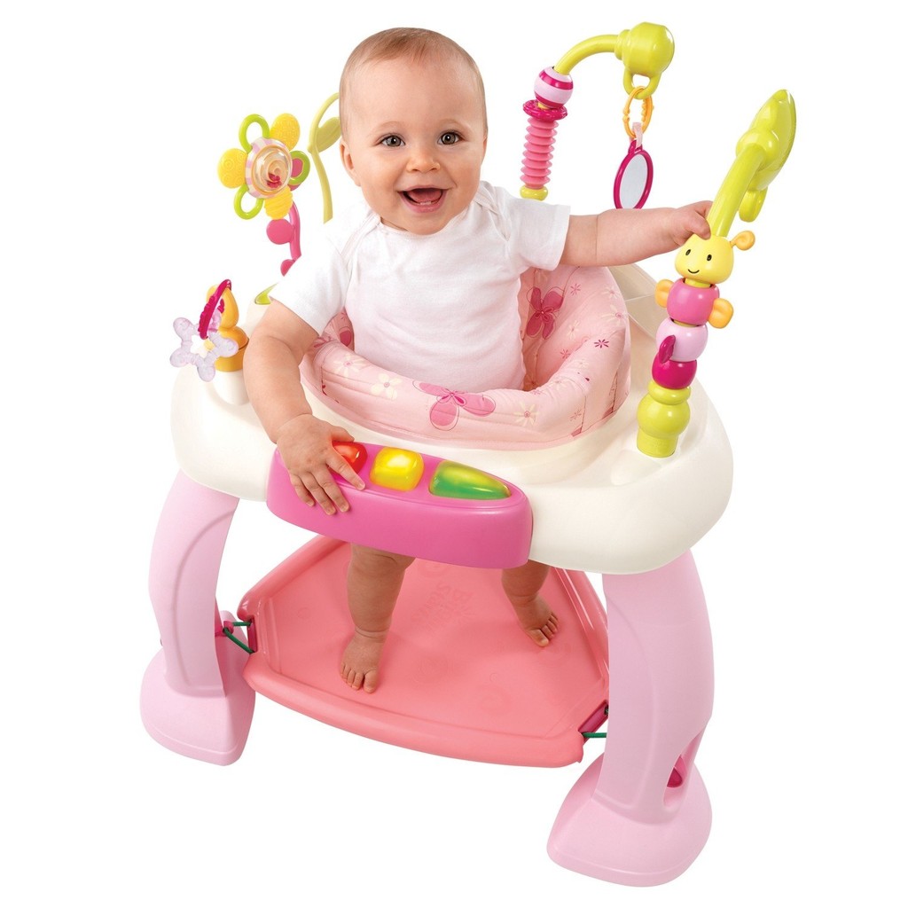 Bright Starts-เก้าอี้กิจกรรมPretty In Pink Bounce Bounce Baby