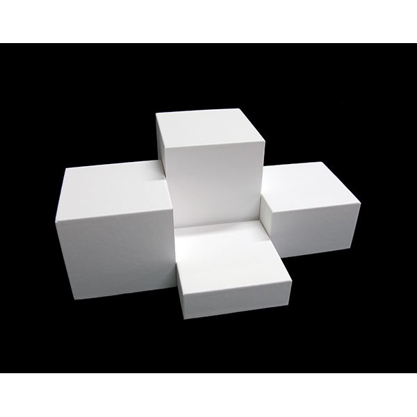 ฐานวางสินค้า แท่นโชว์ 1 ชุด 10 ชิ้น / 10 pieces Leatherette Display Stand