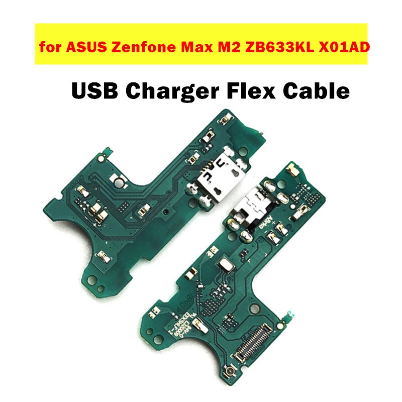 พอร์ตชาร์จไมโครโฟน USB PCB สายเคเบิลอ่อน สําหรับ ASUS Zenfone Max M2 ZB633KL X01AD