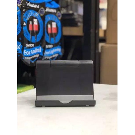 Hp Mm - ที่วางโทรศัพท์มือถือแบบตั้งโต๊ะแบบพับได้ขนาดเล็กสําหรับสมาร์ทโฟน iOS/Android E61P