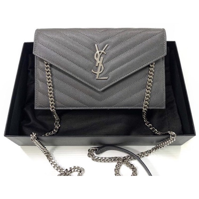 YSL woc 7.5 กระเป๋า ysl woc 7.5 ปี2020 อะไหล่เงิน สวยกริบ ✨😇