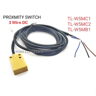 TL-W5MC1 TL-W5MC2 TL-W5MB1 เซ็นเซอร์จับโลหะ จับด้านบนระยะจับ 5มิล 3สาย 6-36VDC