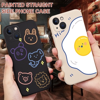 เคสโทรศัพท์มือถือ ลายการ์ตูนกราฟฟิตี้น่ารัก ด้านข้างตรง TPA สําหรับ Xiaomi Mi 11i 11 Lite 11 Ultra Poco F3 X3 NFC Pro Redmi Note10 Pro Max