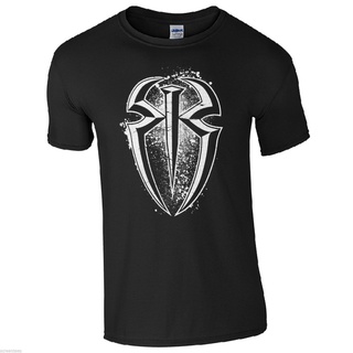 Gildan เสื้อยืดผ้าฝ้าย แขนสั้น คอกลม พิมพ์ลายนักมวยปล้ํา Rr Roman Reigns Fan Inspired สีดํา แฟชั่นฤดูร้อน สําหรับผู้ชาย YQ