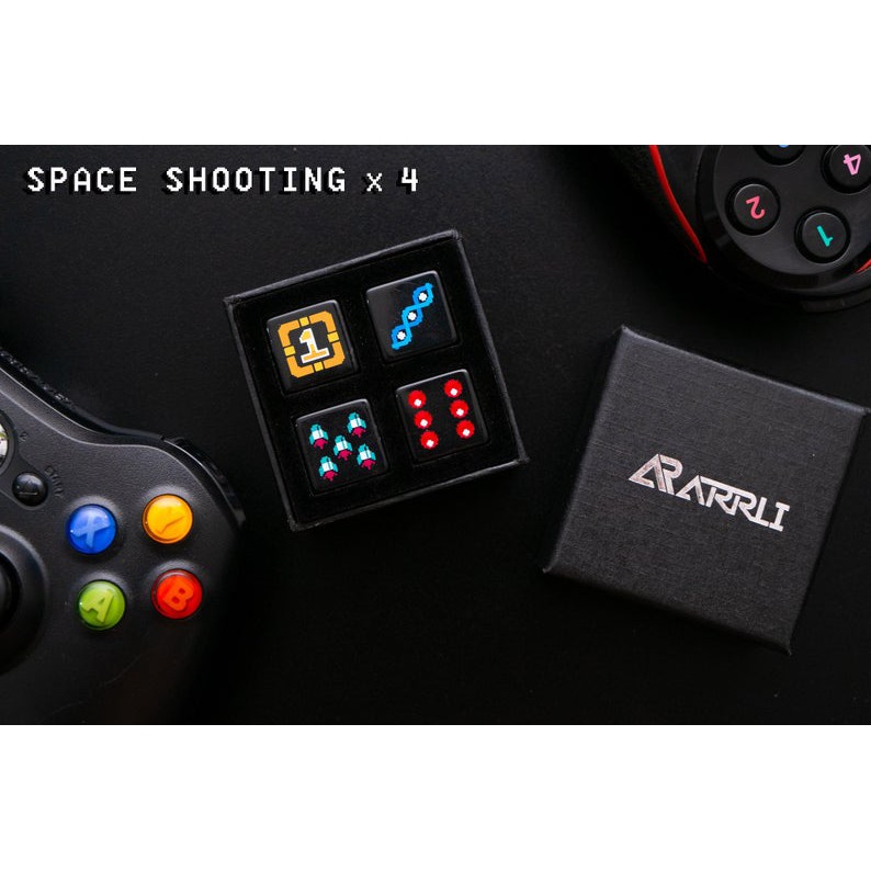 Retro Game Dice D6 Dice Set | Space Shooting Dice | Christmas Gift | Dungeons and Dragons Dice | DnD