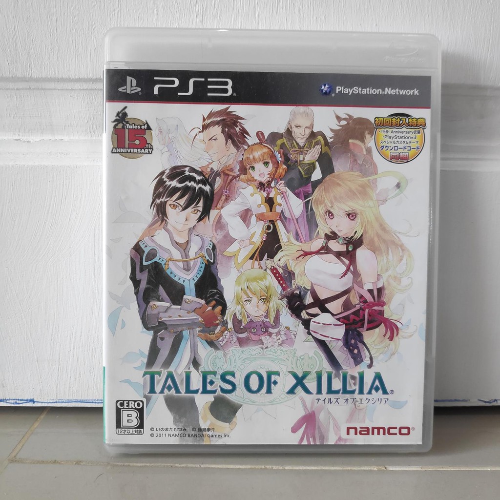 Tales of Xillia PS3 แผ่นเกม ภาษาญี่ปุ่น Playstation 3 มือ 2 แผ่นสภาพดี play station ps 3 ps4 xilla