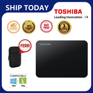 TOSHIBA 1TB 2TB External Hdd External Hard Drive 5400rpm USB3.0 Hard Disk Ready Stock Warranty