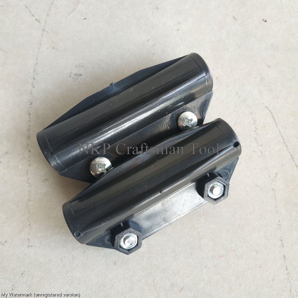 (ราคา 1 คู่ ) ข้อต่อยึดเหล็กด้ามจับเครื่องหยอดข้าวโพด รุ่น ถังข้าง (ใส) 12 ปาก และรุ่น ถังสูง 8 ปาก