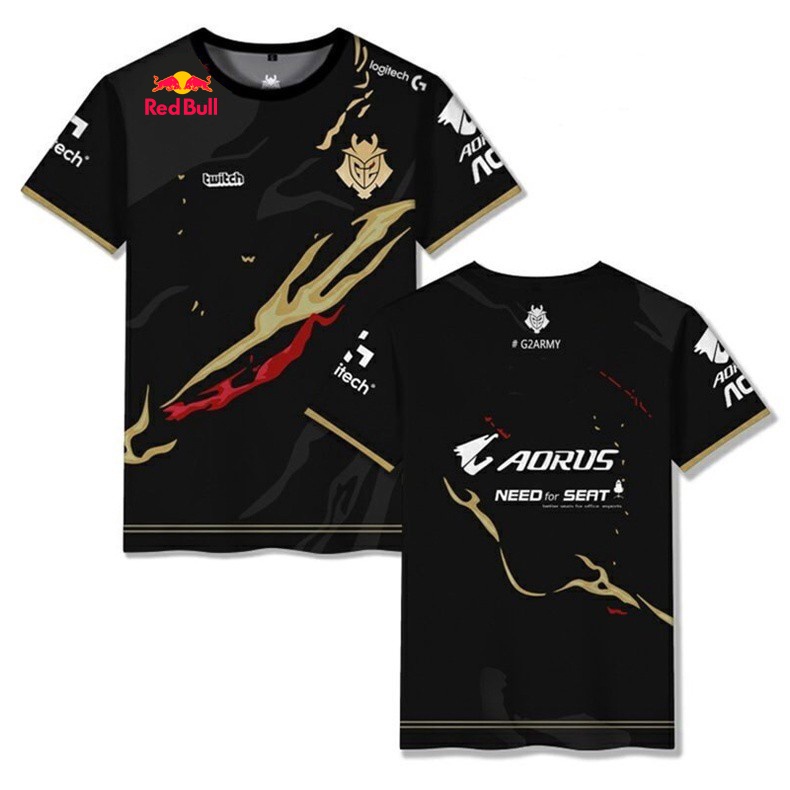 ใหม่ fnatic เสื้อยืดเกม esports lol csgo dota 2 pro player custom id เสื้อยืดผู้ชายแฟชั่นพิมพ์เสื้อย