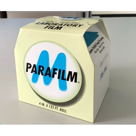 Parafilm M(ขนาด 4 นิ้ว x 125 ฟุต) เทปสำหรับใช้ในห้องปฏิบัติการ/พันกิ่งต้นไม้/ถนอมอาหาร ยี่ห้อ Amcor 