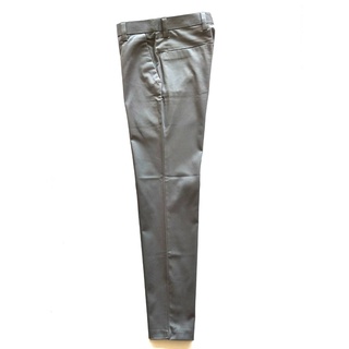 กางเกงขายาวสแลค กระบอกเล็กกึ่ง เดฟ- ผ้ายืด ผ้าซาติน กางเกงใส่ทำงาน และ โอกาสอื่นๆ  ผู้ชาย   สีเทาควัน Size.28-40 XN6H