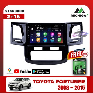 มหกรรมลด ราคาวิทยุ Android MICHIGA TOYOTA FORTUNER CHAMP 2008-2015 ขนาด9 นิ้ว Ram 2G/Rom 16G ฟรีฟิล์มกันรอย