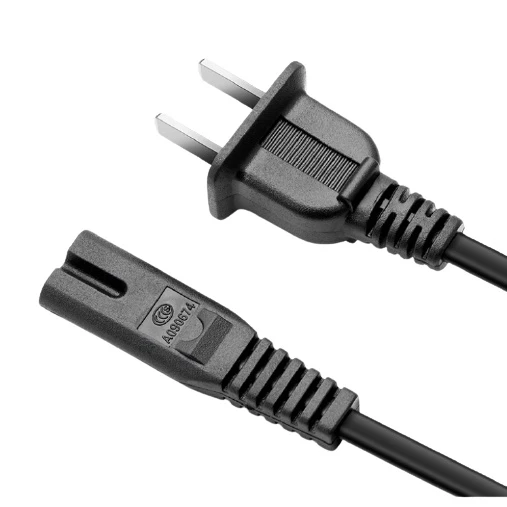 สายไฟ AC 2รู สำหรับ CANON EPSON / USB สายแบน 2×0.75mm2 ยาว 1.0 เมตร