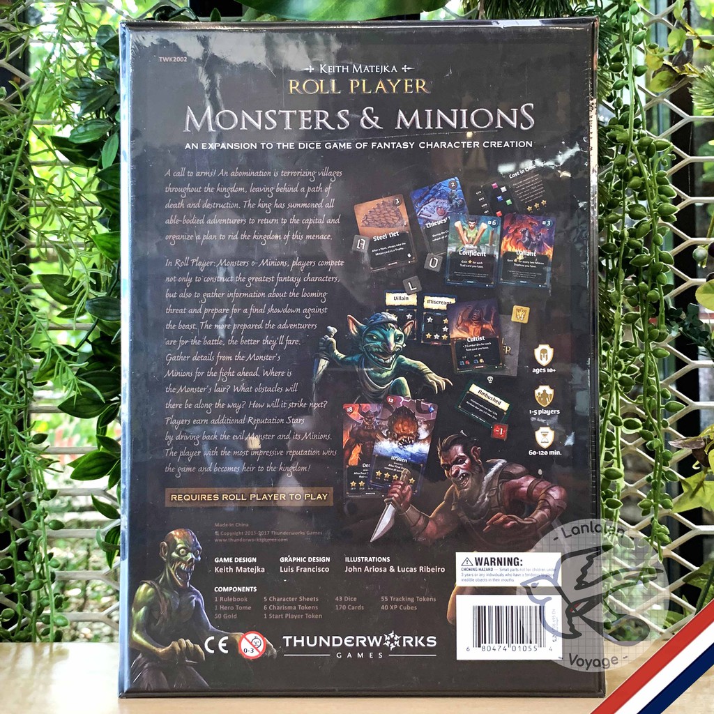 Roll Player Monster & Minions Expansion [Boardgame] lanlalenvoyage