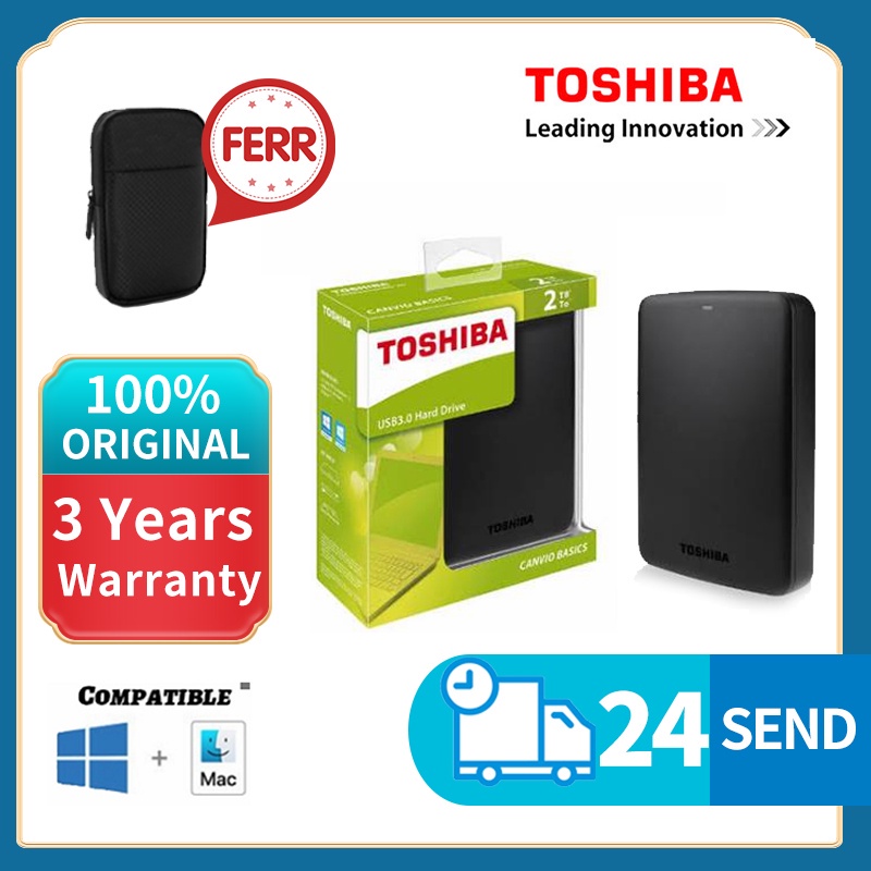 Toshiba Portable External Hard Drive HDD HD 2.5 500GB 2TB 1TB Hard Disk USB 3.0 Canvio B3 USB3.0 for