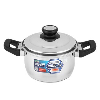 kitchenware POT SEAGULL IMPACT 20CM Kitchen equipment Kitchen equipment เครื่องครัว หม้อต้ม SEAGULL IMPACT SAUCE 20 ซม.