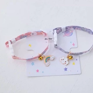 พร้อมส่ง🌈ปลอกคอแมว#มีขนาดแมวเด็กและแมวโต#ปลอกคอแมวน่ารัก#ปลอกคอแมวนิรภัย#ปลอกคอแมวคุณหนู#ปลอกคอสายรุ้งก้อนเมฆ