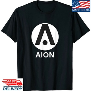 เสื้อยืดแฟชั่น - โลโก้ Aion Coin บุคลิกภาพ กระเป๋าสตางค์ที่กําหนดเอง Hodl Aion เสื้อยืดคริปโต, เสื้