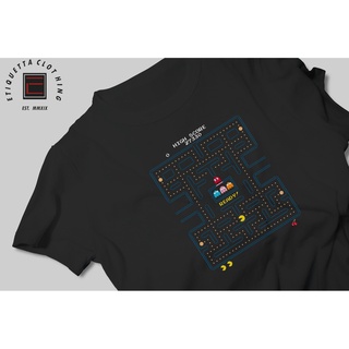 Retro Games Shirt - Pacman ฤดูร้อนแขนสั้นเสื้อยืดการ์ตูนญี่ปุ่นอะนิเมะหลวมป่าคู่รักชายและหญิงสามารถสวมใส่ได้