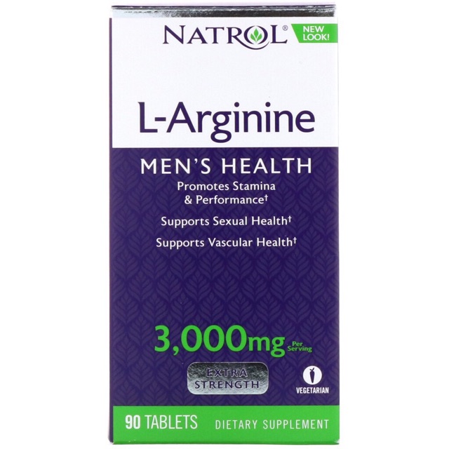 ส่งจาก USA >> L Arginine 1000 mg ต่อ เม็ด เสริมสมรรถภาพเพศชาย หัวใจ หลอด ( แอล อาจินีน )