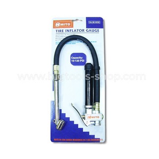 MITO: เกจ์วัดลม พร้อมหัวเติมลม (MI-5030) Tire Inflator Gauge