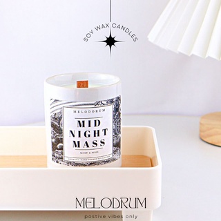 เทียนหอม M 145ml. L 200 ml. [MELODORUM] : MIDNIGHT MASS