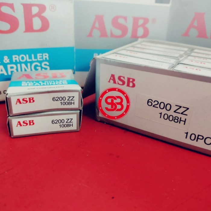 แบริ่ง / Laker / Laher 6200 ZZ ASB
