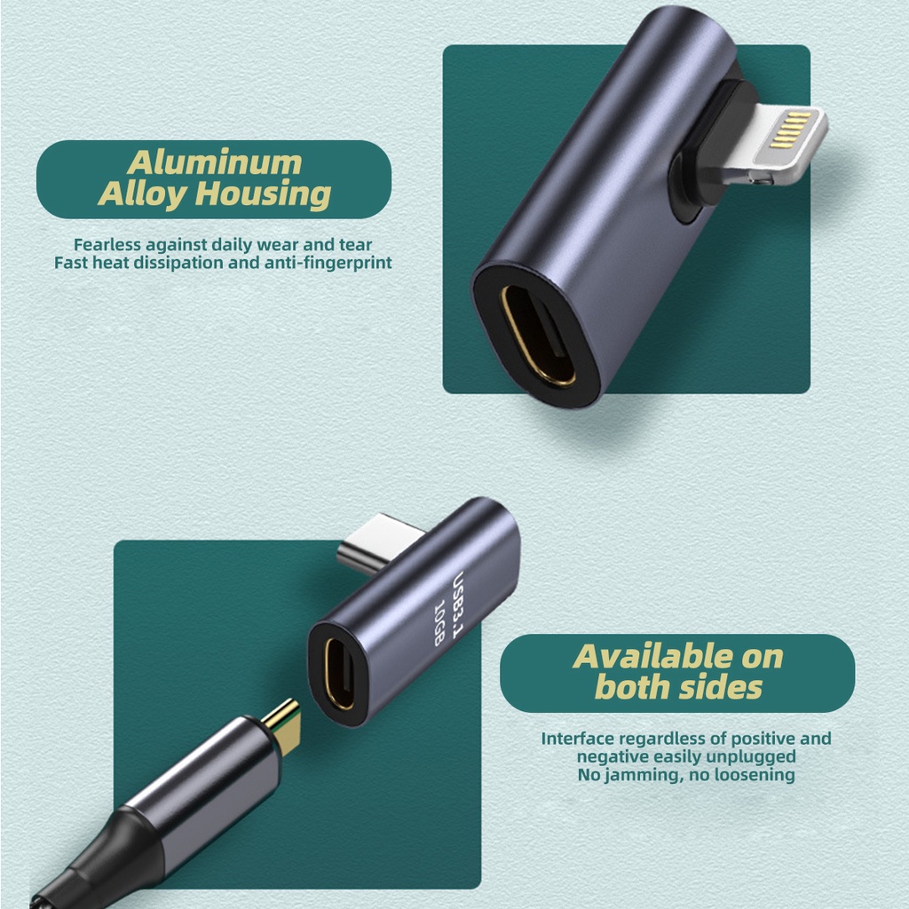 Ankndo อะแดปเตอร์แปลงสายชาร์จ 8-Pin เป็น USB Type C สําหรับโทรศัพท์มือถือ แท็บเล็ต iP 13 12 Xiaomi - รูปที่ 5