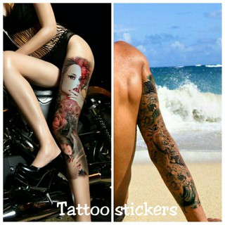 รอยสักชั่วคราวกันน้ำ แทททูติดแขน Tattoo sticker