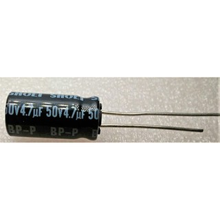 2.2uf 4.7uf 10uf 47uf 100uf 220uf Bipolar Capacitor ไบโพลาร์คาปาซิเตอร์ (ไม่มีขั้ว)