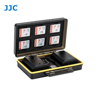 JJC BC-3SD6 กล่องใส่แบตเตอรี่ 2ก้อน sd 6ใบ