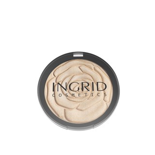 Ingrid Cosmetics Transparent Powder แป้งฝุ่นอัดแข็งชนิดโปร่งแสง เนื้อแมตต์เนียนบางเบา เกลี่ยง่าย ไม่เป็นคราบ