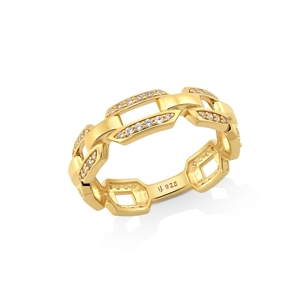 Jewellista خاتم فضة 925 بسلسلة Carl بزركون — صورة 7