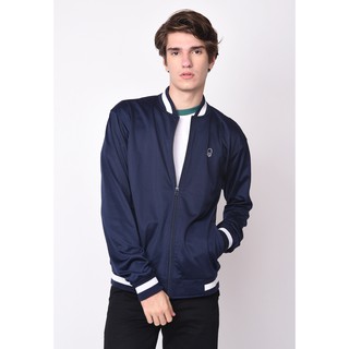 Skelly แจ็คเก็ตUnisexสีกรมท่า Retro Jacket Navy Unisex