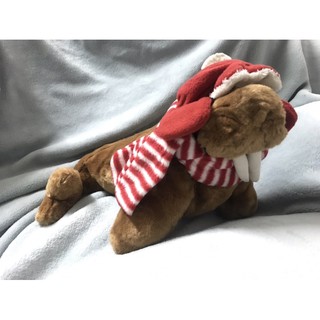 ตุ๊กตา วอลรัส แมวน้ำ สิงโตทะเล Gund Brown Walden the Walrus #88569 Wearing Hat &amp; Scarf Plush - 12" ของเล่นเด็ก