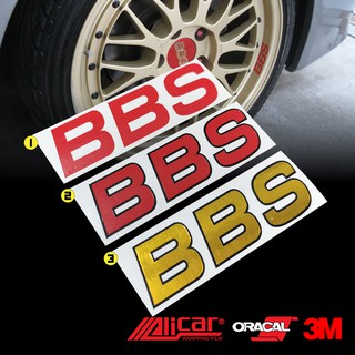 สติ๊กเกอร์ ติดล้อ BBS LM F1 Championship Edition