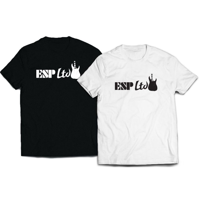 เสื้อยืดโลโก้กีตาร์ ESP LTD