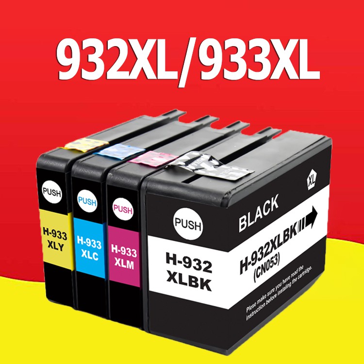 HP 932XL HP 933XL หมึก HP 932 HP 933 ตลับหมึก HP932XL HP933XL ตลับหมึกเข้ากันได้สำหรับ HP Pro 6100 6