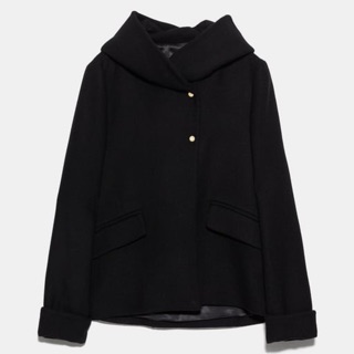 &lt;ZARA&gt; WRAPAROUND COLLAR COAT