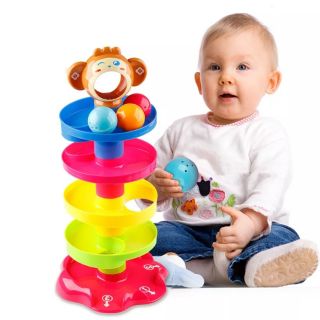 ของเล่นเสริมพัฒนาการเกมลิงกินบอล Roll Ball