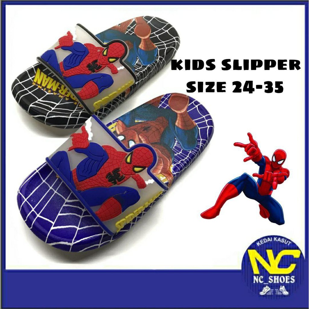 NC SHOES Boys Kids Shoes Sandal Slipper Spiderman