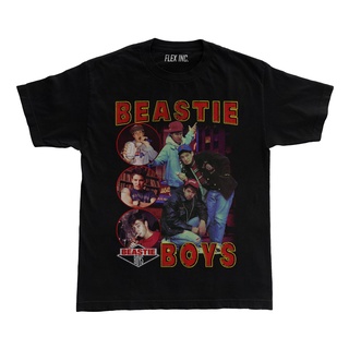 เสื้อยืด โอเวอร์ไซซ์ พิมพ์ลาย Beastie Bootleg Rap สไตล์วินเทจ สําหรับเด็กผู้ชาย