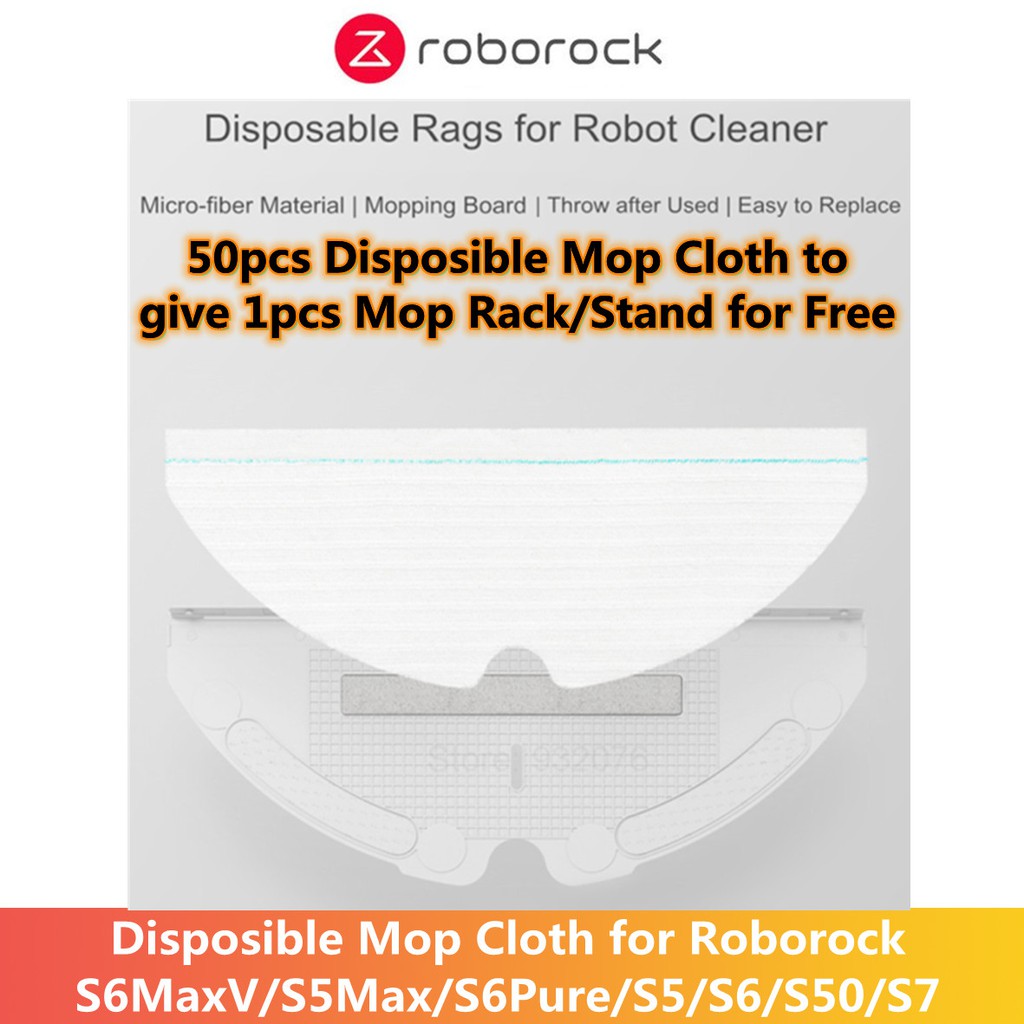 Roborock parts of disposible mop cloth for roborock S6 maxv/S5 Max/S6 pure/S5/S6/S50/S55