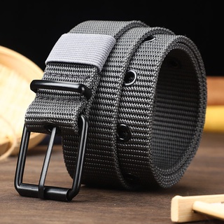 เข็มขัดผู้ชาย เข็มขัดผ้าใบ canvas belt for men เข็มขัดเจาะรู สายเข็มขัดผู้ชาย