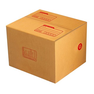 กล่องไปรษณีย์สีน้ำตาล ขนาด G 31x36x26 ซม. แพ็ค 3 กล่อง Brown mailbox, size G 31x36x26 cm, pack 3 boxes