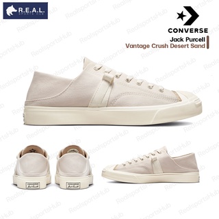 💸ลด15%ใส่โค้ด99WTJP💸รองเท้าผ้าใบ Converse รุ่น Jack Purcell Vantage Crush Low Top Desert Sand รุ่นเหยียบส้นได้ [A00475]