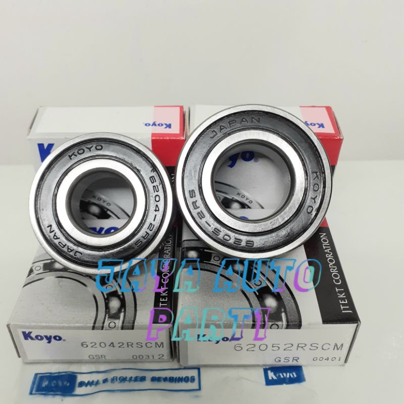 FRONT WHAR BEARING SET CARRY ST100 6204RSCM 6205RSCM OUTER INNER KOYO