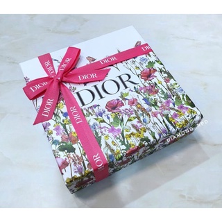 กล่องDior ลายดอกไม้พร้อมริบบิ้น แท้💯%Dior Box Limited จากเคาน์เตอร์ Dior